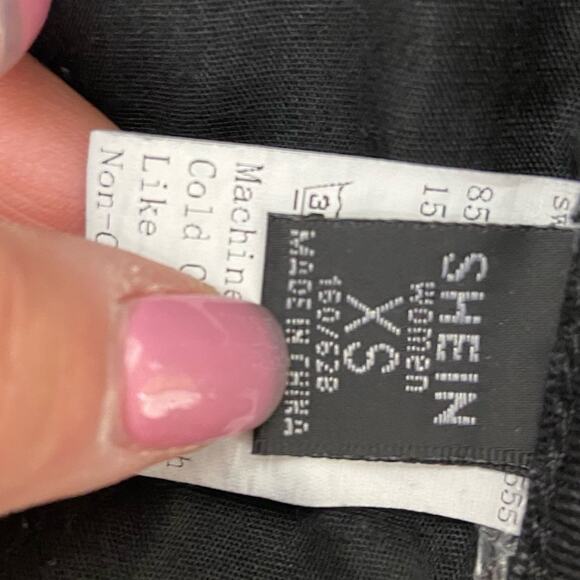 SHEIN Multicolor Patterned Jean Shorts - Picture 8 of 8